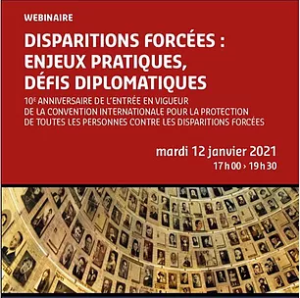 Webinaire Disparition forcées