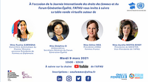 Webinaire Journée internationale des droits des femmes