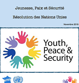 Jeunesse, Paix et Sécurité Résolution des Nations Unies