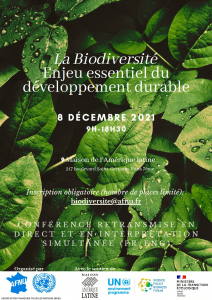 Colloque La Biodiversité: enjeu essentiel du développement durable
