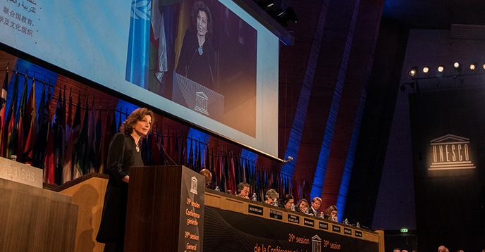 Élection d’Audrey Azoulay à l’UNESCO