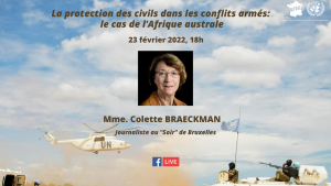 Conférence avec Mme. Colette BRAECKMAN sur l’Afrique centrale