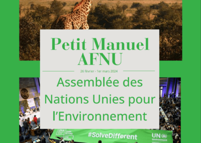 L’Assemblée des Nations Unies pour l’Environnement (UNEA-6)