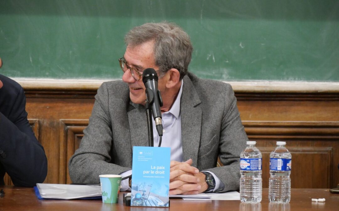 Intervention de Jean-Maurice Ripert pour la Journée de la diplomatie à la Sorbonne