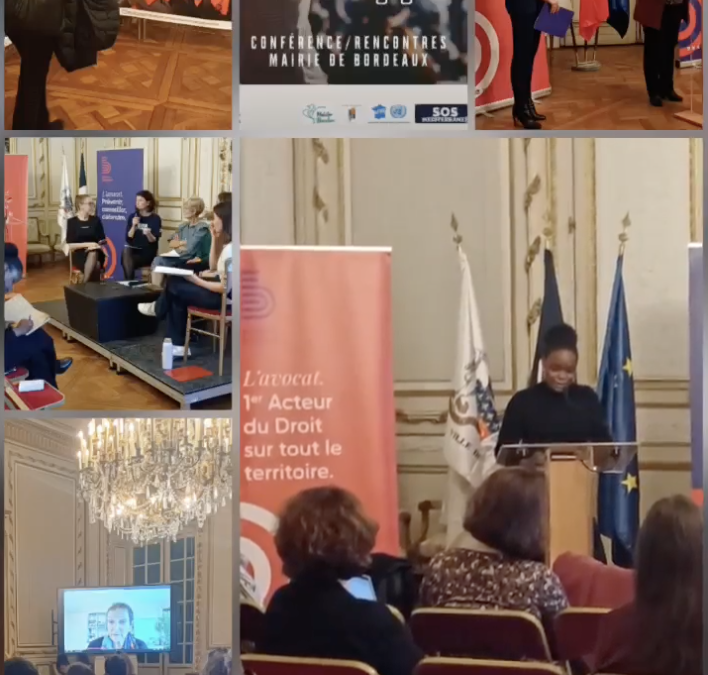 Intervention de l&rsquo;Ambassadrice Ginette De Matha à la Journée des droits de l&rsquo;Homme à Bordeaux
