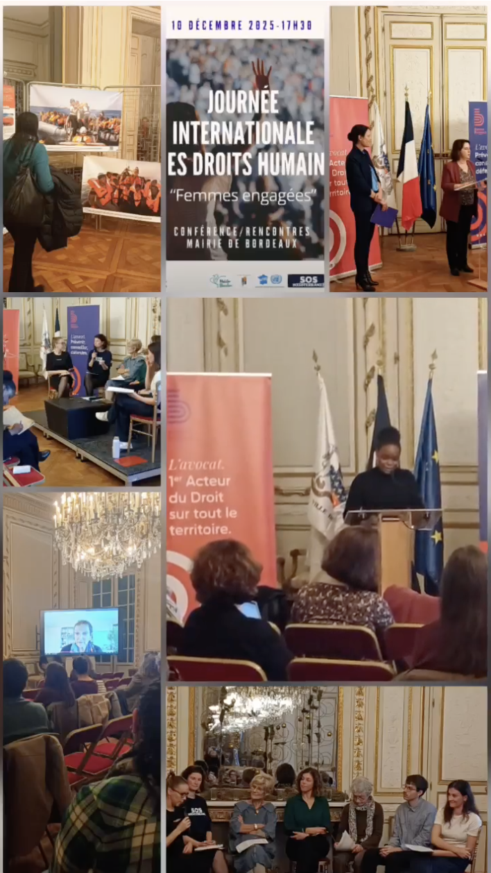 Intervention de l’Ambassadrice Ginette De Matha à la Journée des droits de l’Homme à Bordeaux