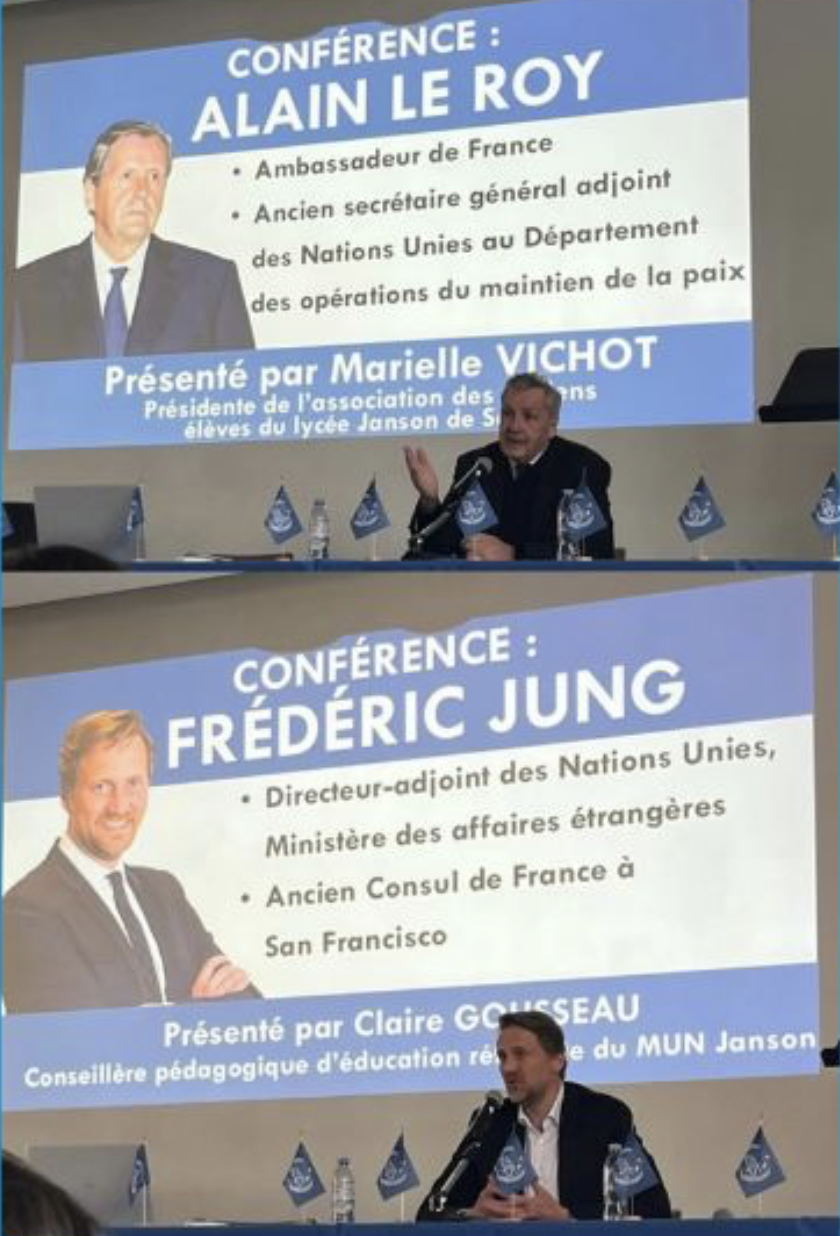 Ouverture du MUN de Janson de Sailly par Monsieur l’Ambassadeur Alain Le Roy