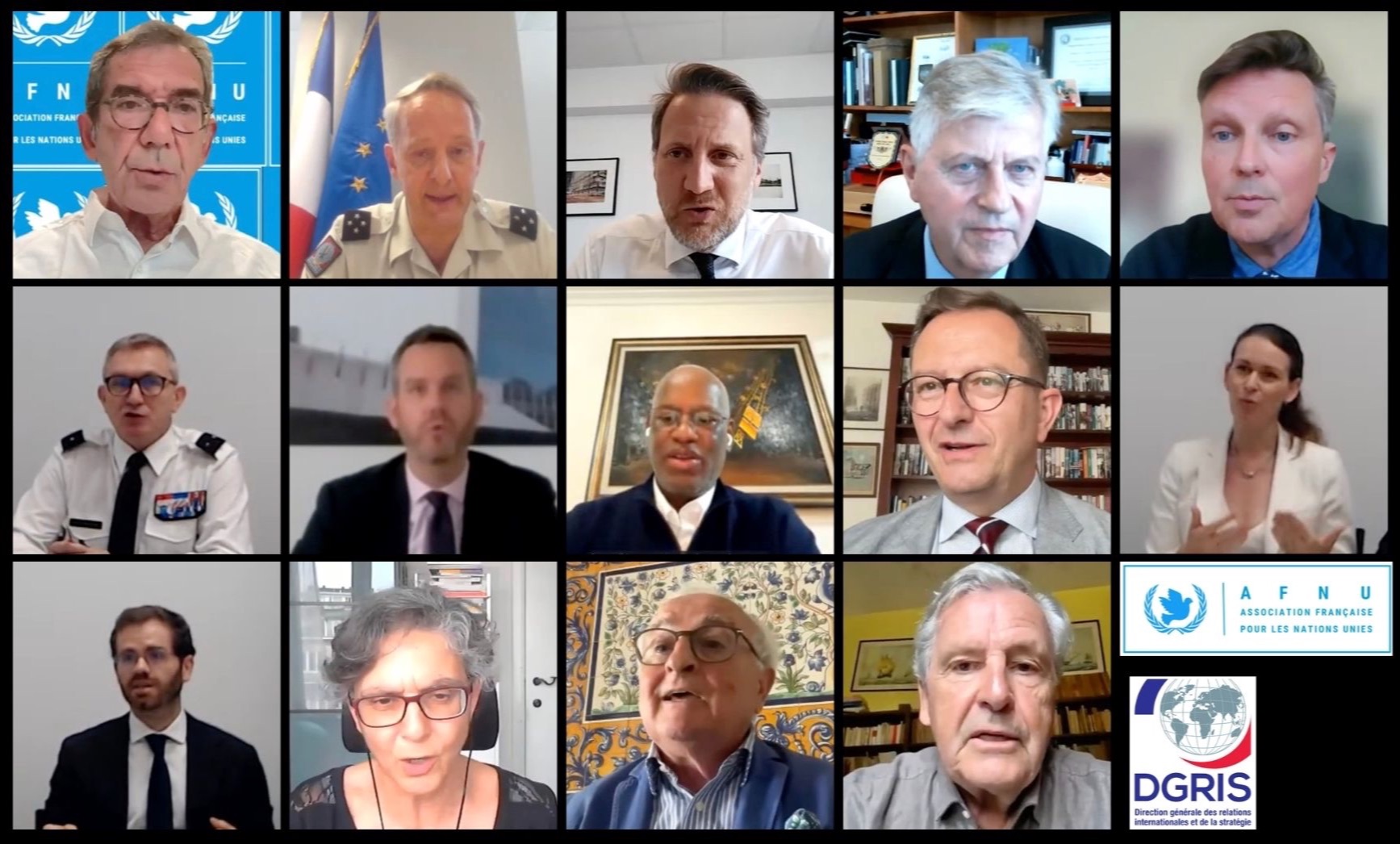 Webinaire AFNU pour la Journée internationale des Casques bleus