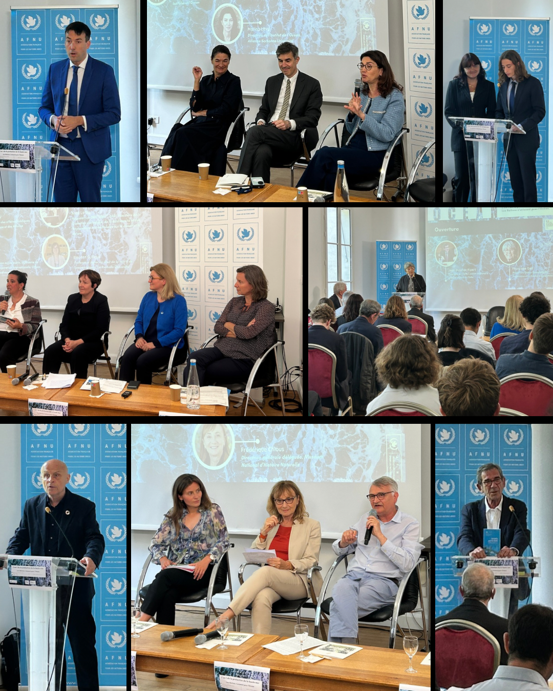Colloque AFNU sur l&rsquo;Océan : « L&rsquo;an 1 de la protection de la haute mer. Les Nations s&rsquo;unissent pour l&rsquo;Océan »